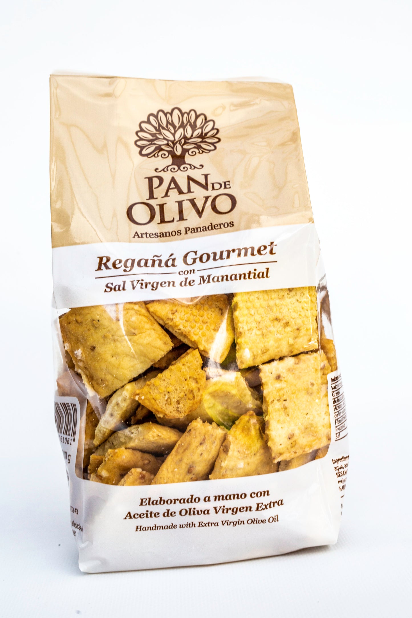 Gourmet Extra Virgin Olive Oil Sea Salt Bread Crackers